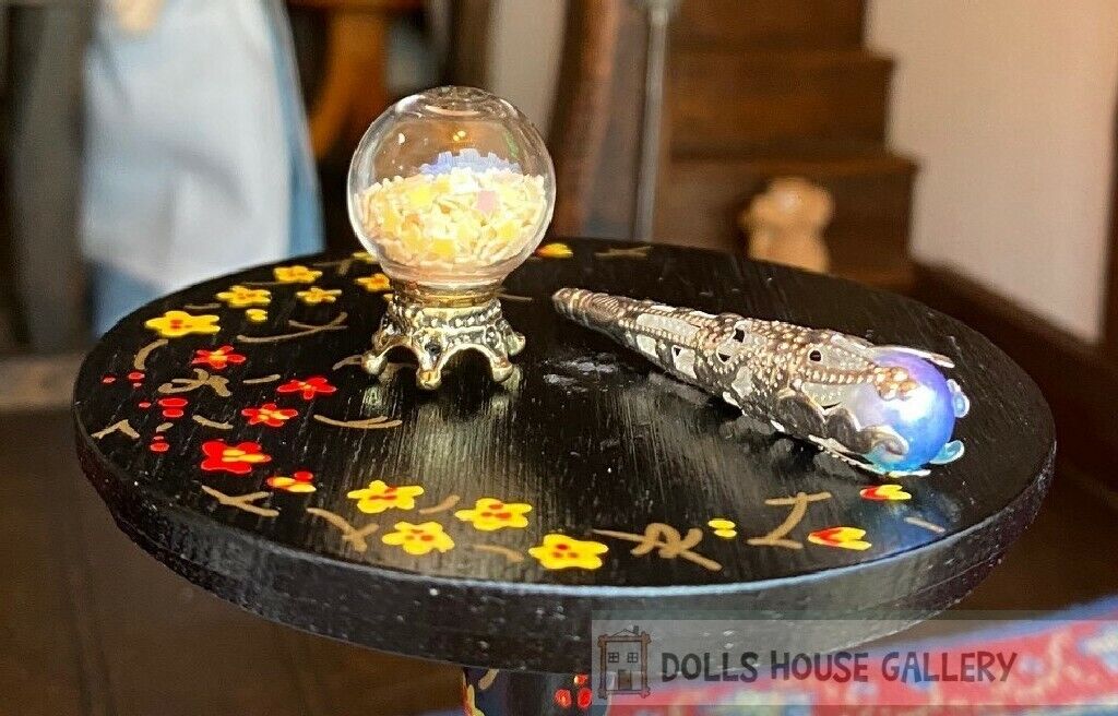 Ball & Torch, Dolls House Miniature Halloween, Handmade