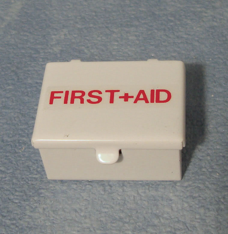 First Aid Metal Box, Dolls House Miniature, 1:12 Scale