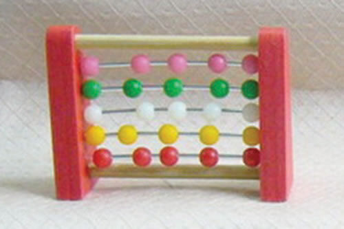 Abacus, Miniature, Dolls House Miniatures, Nursery Accessory, Maths, UK