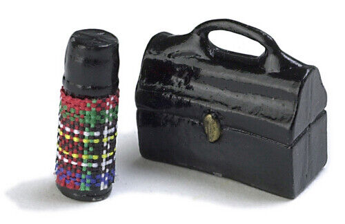 Lunch Box & Thermos, Dolls House Miniatures Kitchen Accessory