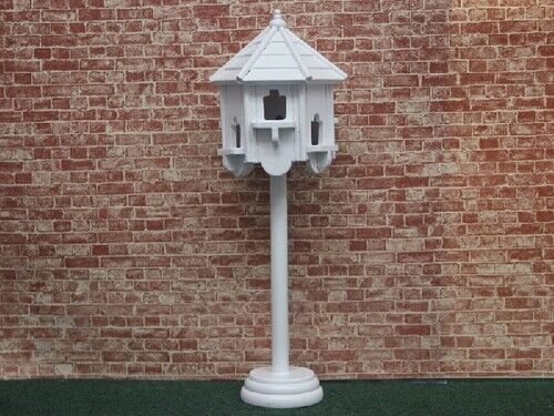 Bird House In White Dolls House Miniature Birdbox garden animal 1.12 Dove