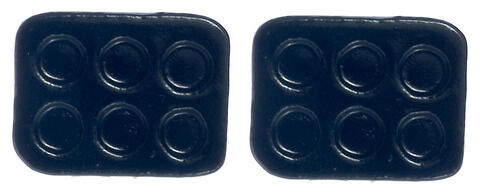 Black Muffin Baking Trays, Doll House Kitchen Accessory, Miniature, 1,12th Scale