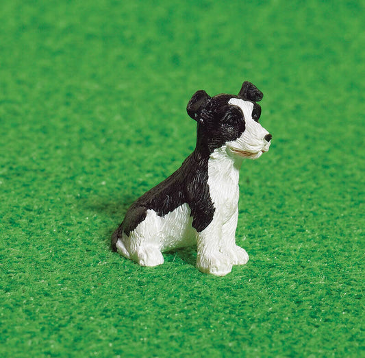 Benji The Border Collie Pup Dog, Dolls House Miniature