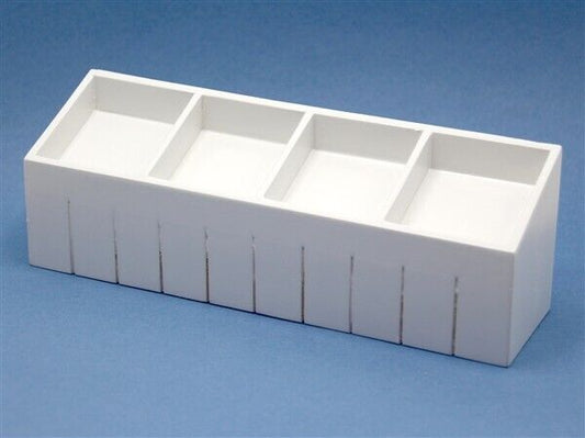 White Shop Display Unit, Dolls House Miniature Market Shop Stall Accessory