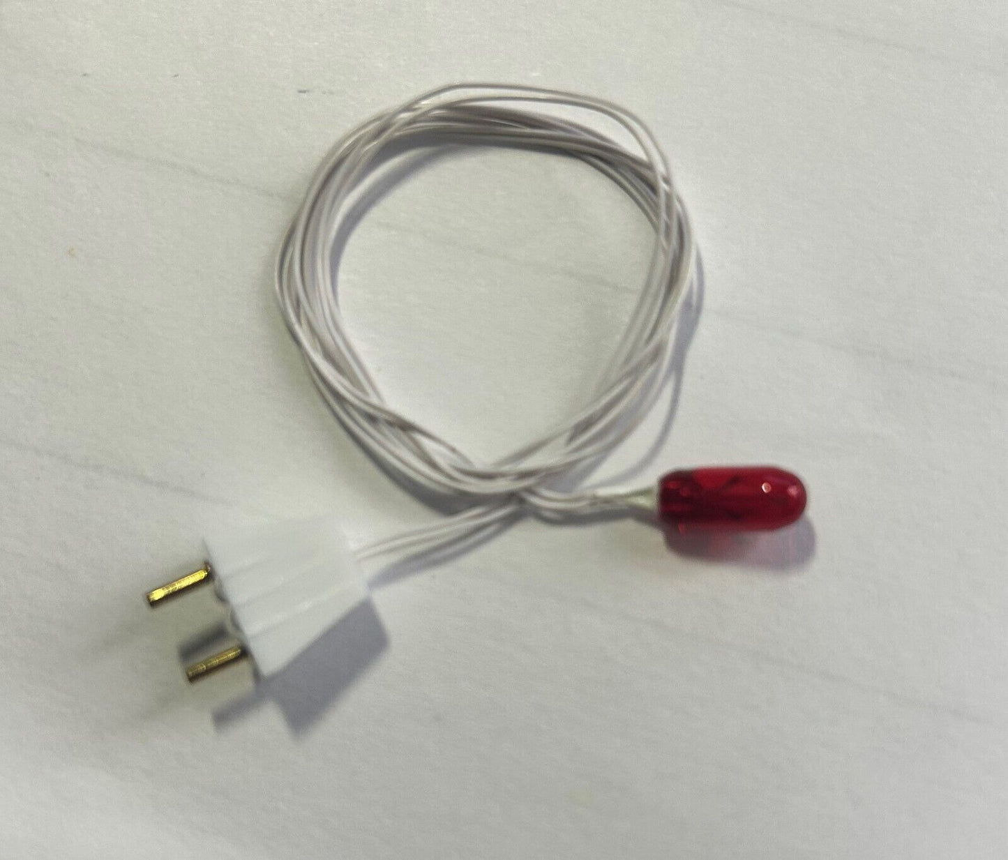 Orange Globe Bulb For Fire Basket, Dolls House Miniature Lighting. 12 Volt