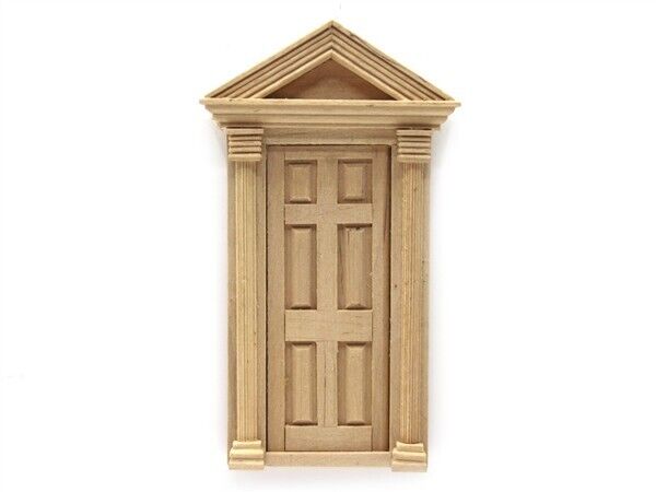 24th Scale Opening Front Door, Dolls House Miniature, DIY, 1/24 Scale