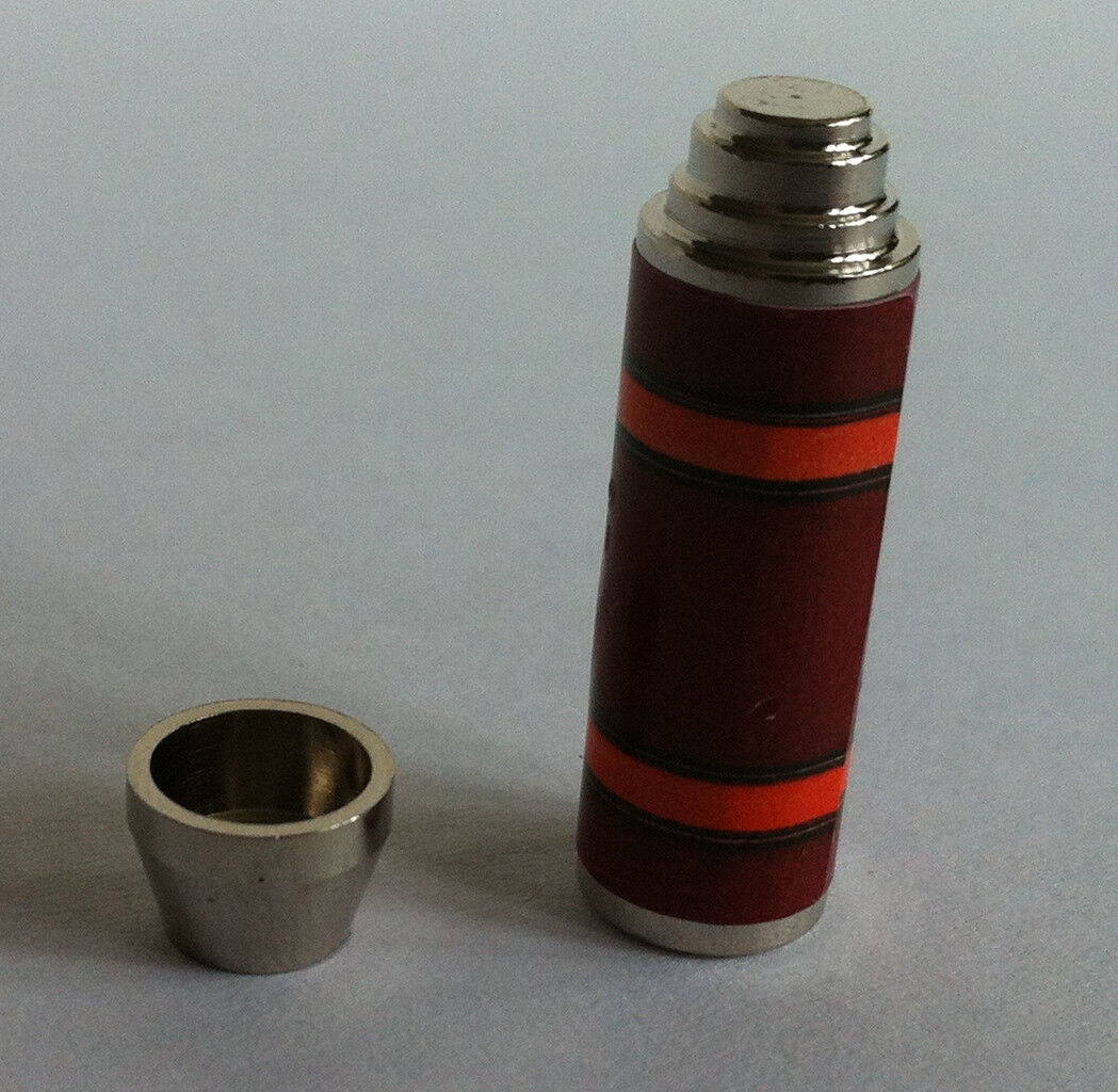 Metal Flask, Dolls House Miniatures Kitchen Accessory