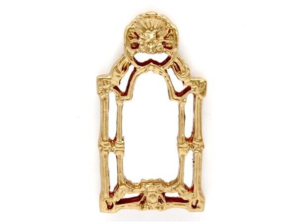 Baroque Mirror, Doll House Miniatures, 1.12 Scale, Hall, Wall Decor