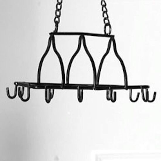 Pot & Pan Hanger, Dolls House Miniatures Kitchen Accessory