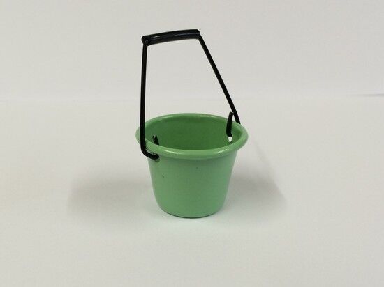 Coloured Metal Buckets Choice of Four Colours, Doll House Miniature, Beach Sea