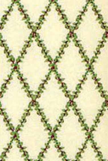 White Or Yellow Tamzin Wallpaper for a Dolls House, 3 Sheets, Miniature