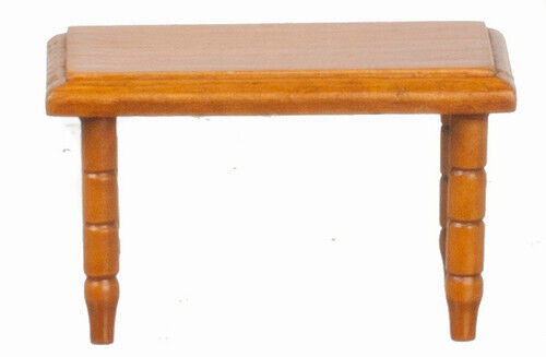 Coffee Table In Walnut, Dolls House Miniature Furniture, 1.12 Scale