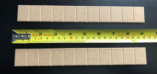 Square MDF Quoining / Corner Stones, Dolls House Miniature, DIY Accessory