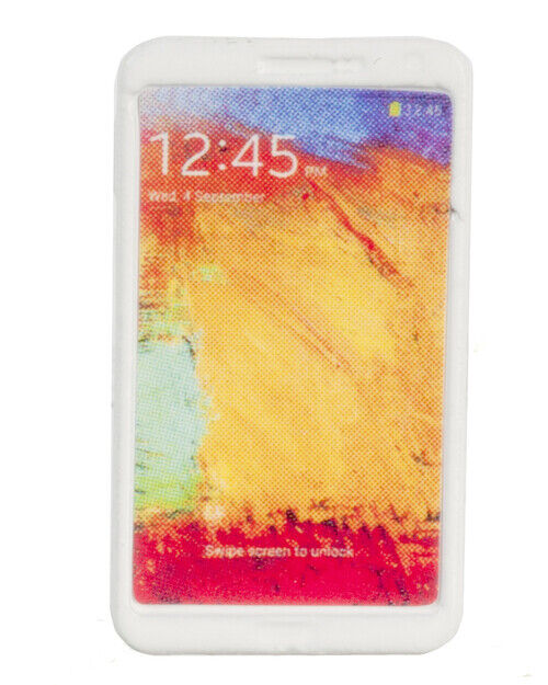 Large Smart Phone, Dolls House Miniature 1.12 Scale Telephone