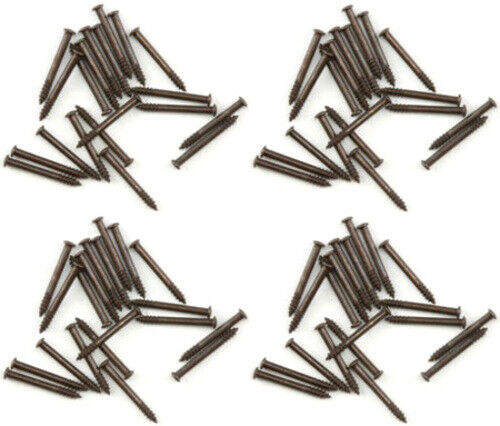 1/4 Inch Bronze Brads 100 Pack, Dolls House DIY, Fittings, Nails Tacs Brads