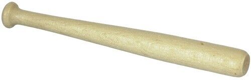 Baseball Bat, Dolls House Miniature Sport Accessory 7 cm Long, 1/12 Scale