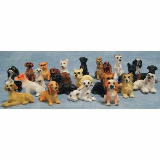 Dog Choice Of 24 Doggo's, Dolls House Miniatures 1.12 Scale