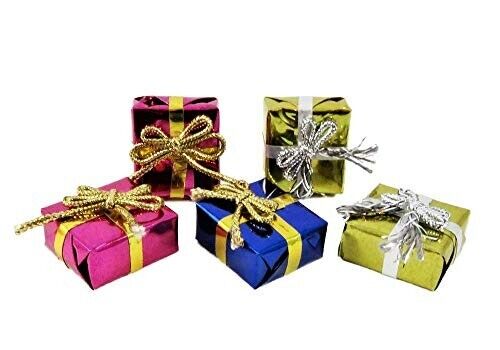 Wrapped Christmas / Birthday Presents, Dolls House Miniatures, 1.12 Scale Xmas