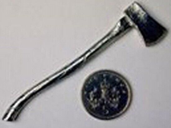 Felling Axe, Dolls House Miniature, Tool Garden Accessory