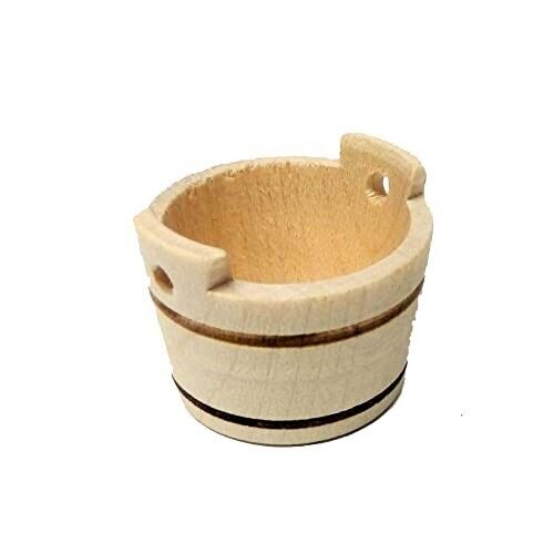 Wooden Tub, Dolls House Miniature, 1.12 Scale