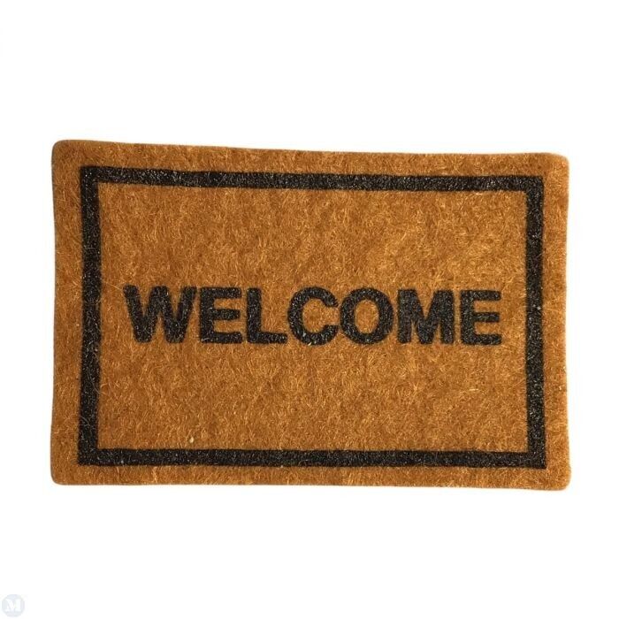 One Welcome Mat With Adhesive backing, Dolls House Miniature, Door Accessory