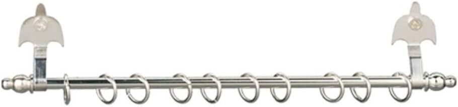 Silver Expanding Curtain Rail, Dolls House Miniature, Curtain Pole, 1.12 Scale