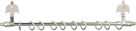 Silver Expanding Curtain Rail, Dolls House Miniature, Curtain Pole, 1.12 Scale