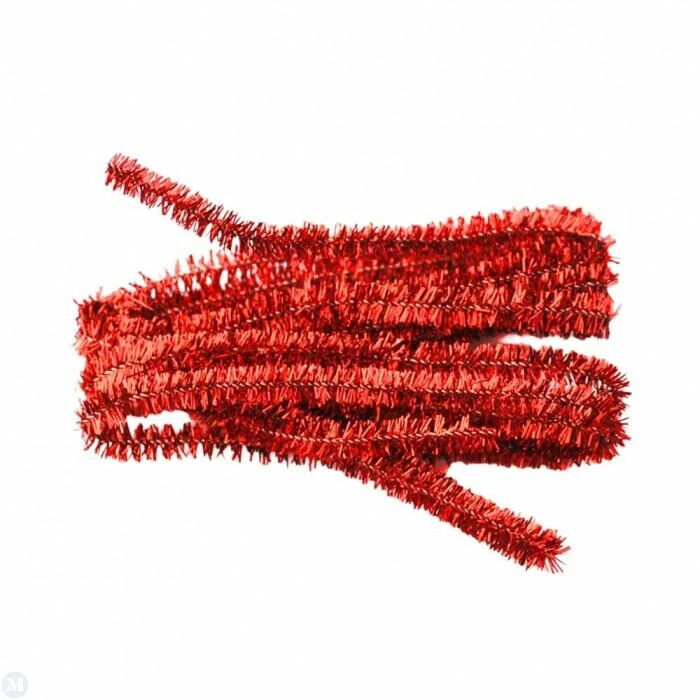 Christmas Tinsel, Dolls House Miniature, 2 x 30cm Lengths. Choice Of Colour
