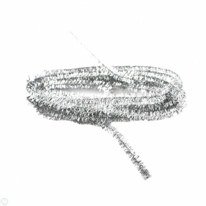 Christmas Tinsel, Dolls House Miniature, 2 x 30cm Lengths. Choice Of Colour