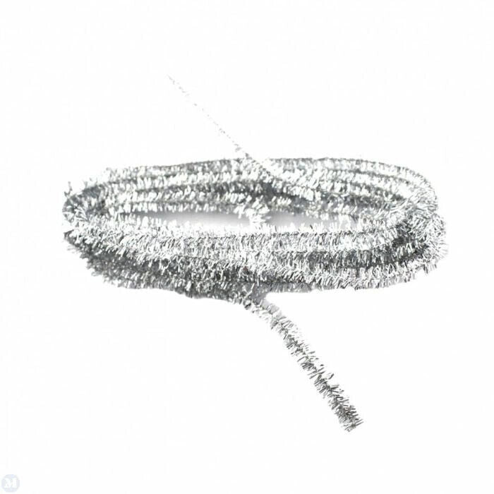 Christmas Tinsel, Dolls House Miniature, 2 x 30cm Lengths. Choice Of Colour