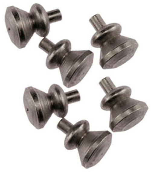 Round Door Knobs Satin / Nickel , Doll House Miniatures, 1.12 Scale