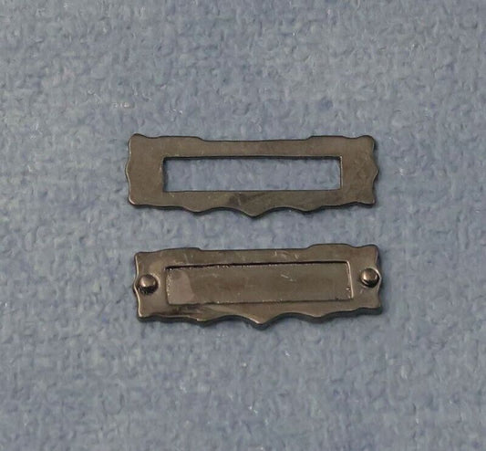 Black Letterbox Style B, Dolls House Miniatures, D.I.Y, Door Accessory