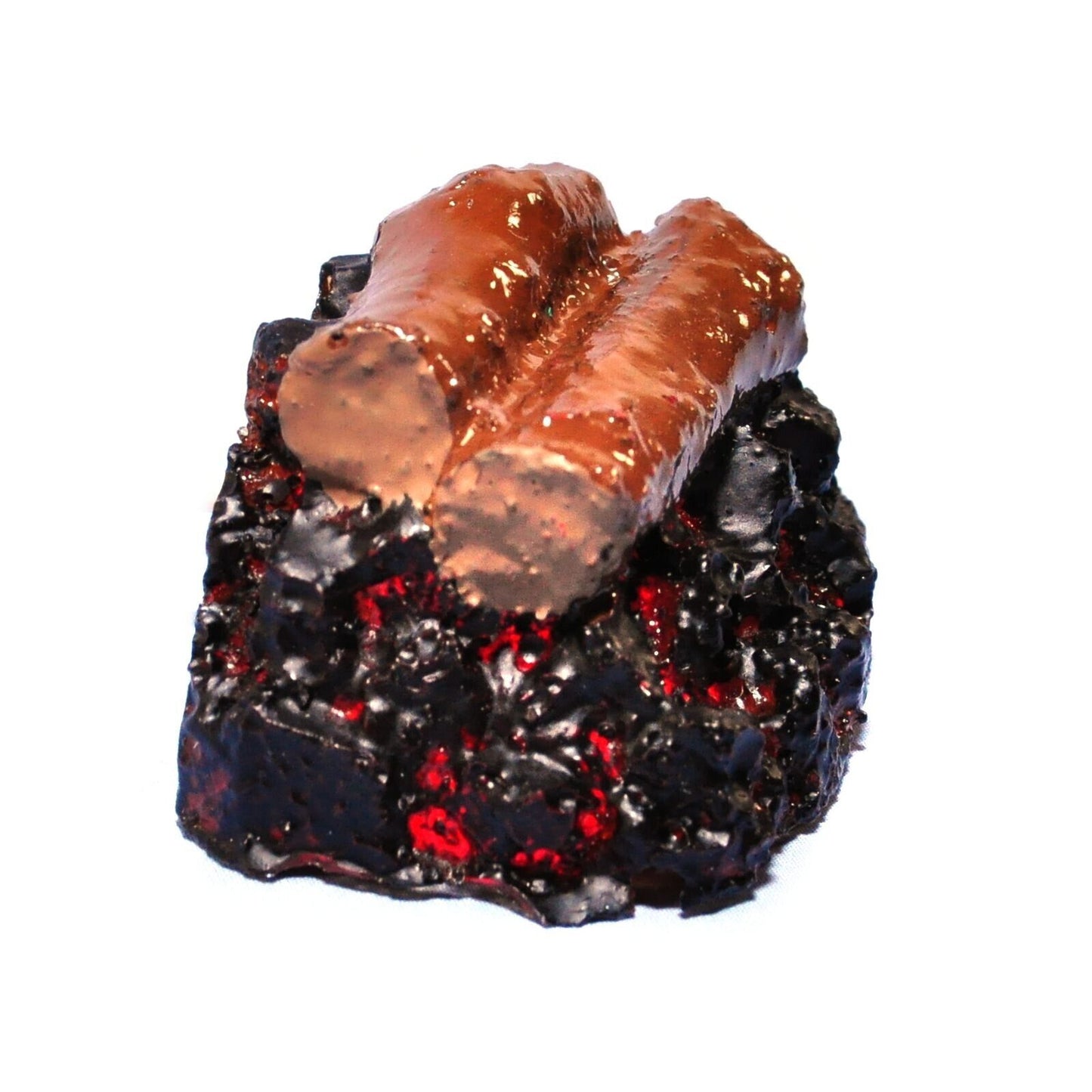 Fire Embers With Coal & Logs, Dolls House Miniature Fire Accessory