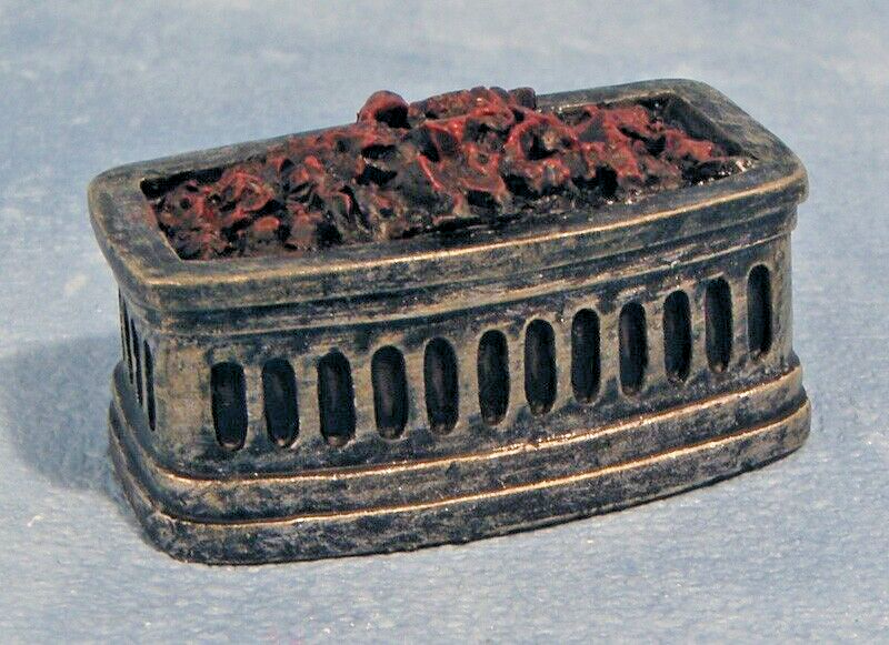 Bowed Fire Grate, Dolls House Miniature, 1.12 Scale