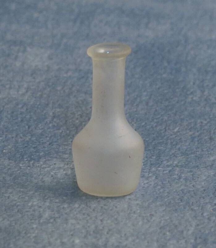 Frosted Glass Carafe, Dolls House Miniature. 1/12th Scale