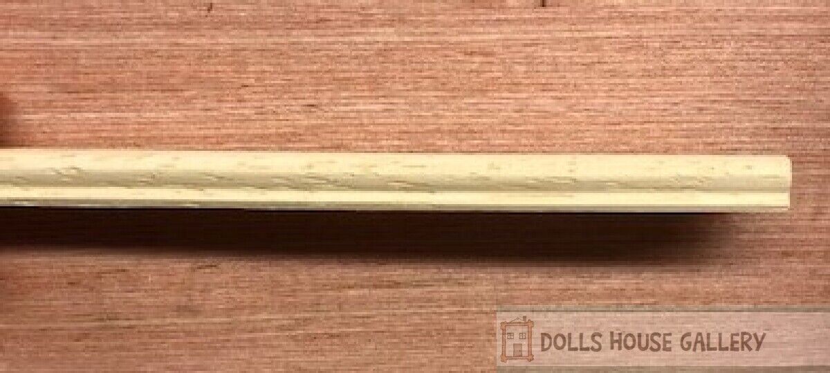 1 Length Of Stair Banister Rail  43cm (Style B) Dolls House Miniature Railing