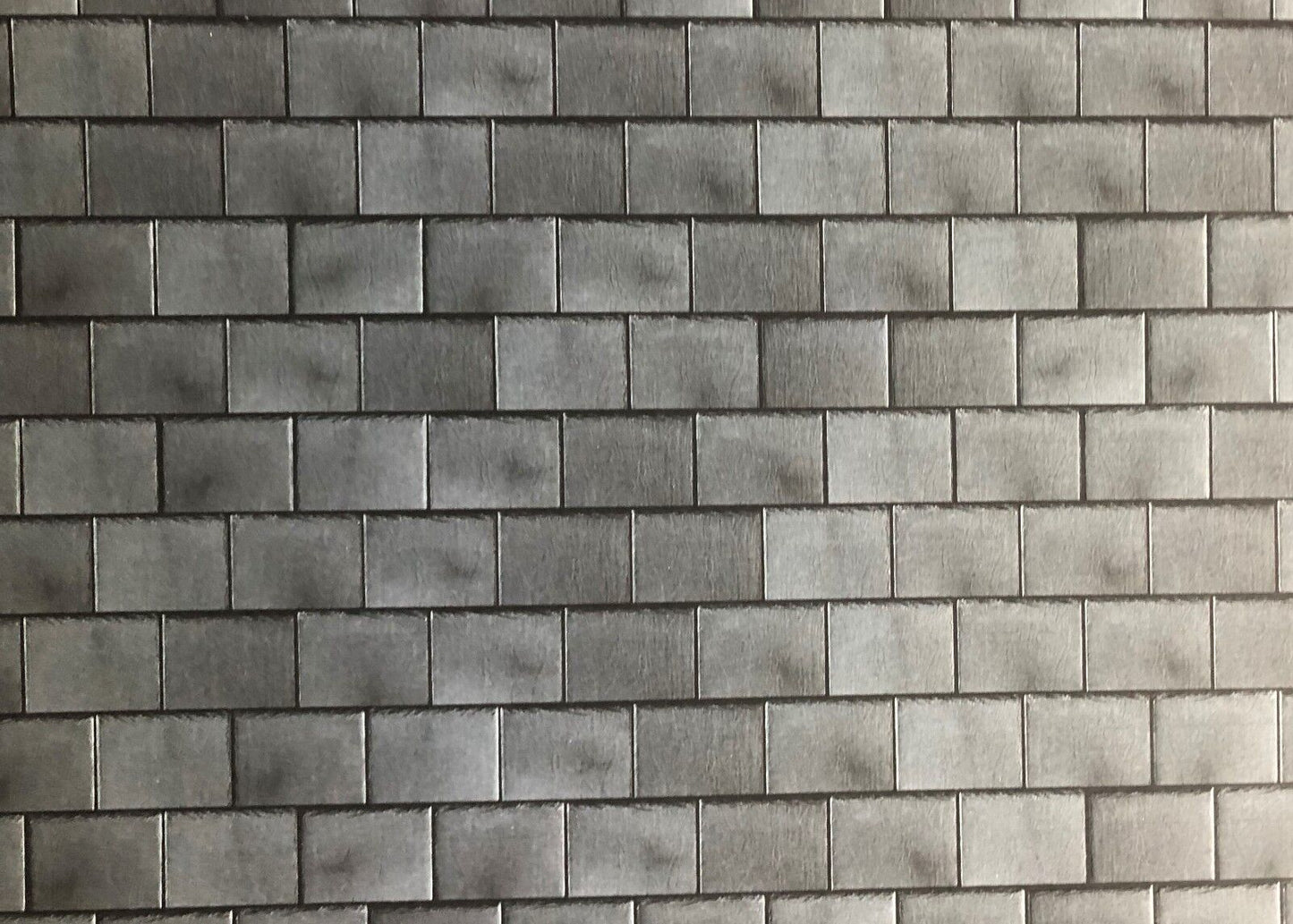 A3 Embossed Dark Roof Slates, Dolls House Miniature, Roof