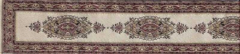 Turkish Stair Carpet Biege Design, Dolls House Miniature 1.12 Scale Carpets