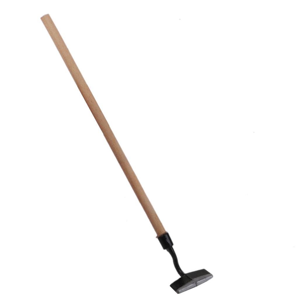 1:12 Scale Dolls House Miniature Garden Accessory Tools Set Spade Rake Shed