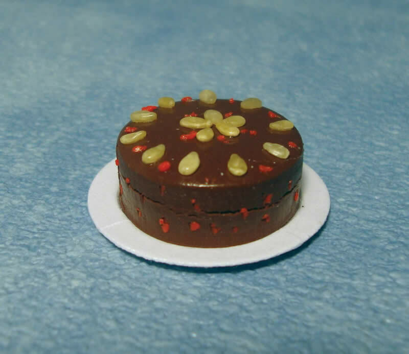 Fruit  Cake, Dolls House Miniature, Miniatures, Food, Cakes, Sweets