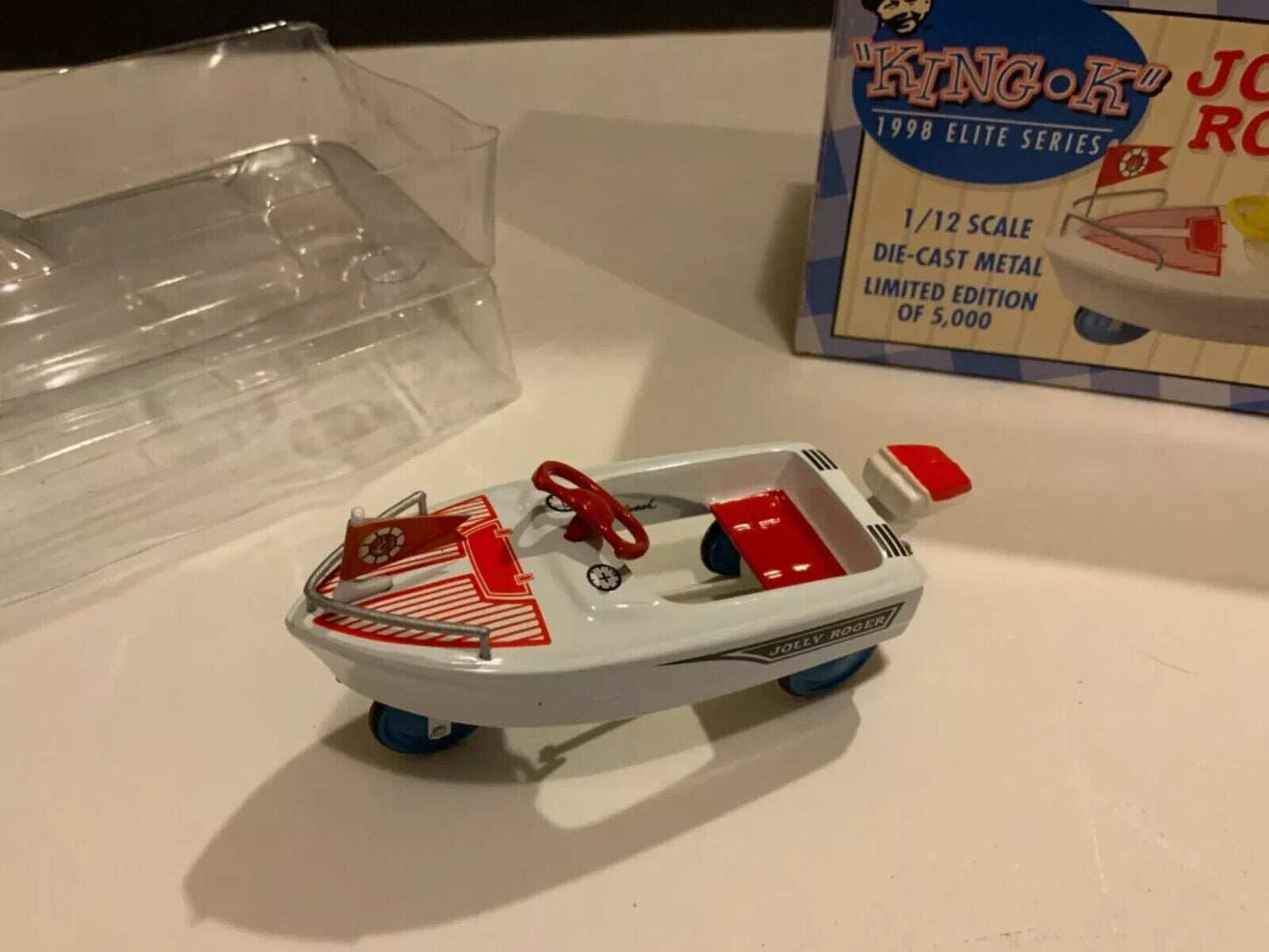 Jolly Roger Mini Pedal Boat, Limited Edition, Toy Die-cast