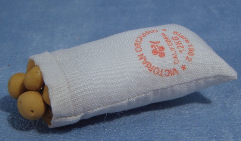 Sack Of Spuds / Potatoes, Dolls House Miniature 1/12 Scale, Garden Farm Veg