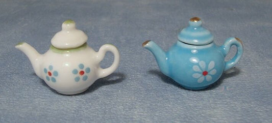 Teapot, Dolls House Miniatures Kitchen Accessory Dining Drinks