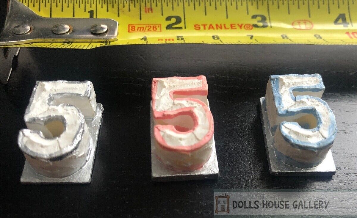 Number 5 Cake's, Dolls House Miniature, Miniatures, Food, Cakes, Sweets