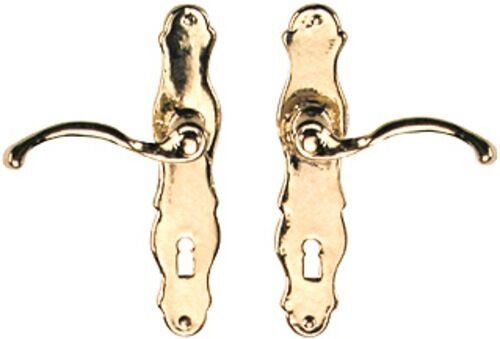 Pair of French Style Handles In Gold  Dolls House Miniatures Fixture & Fittings