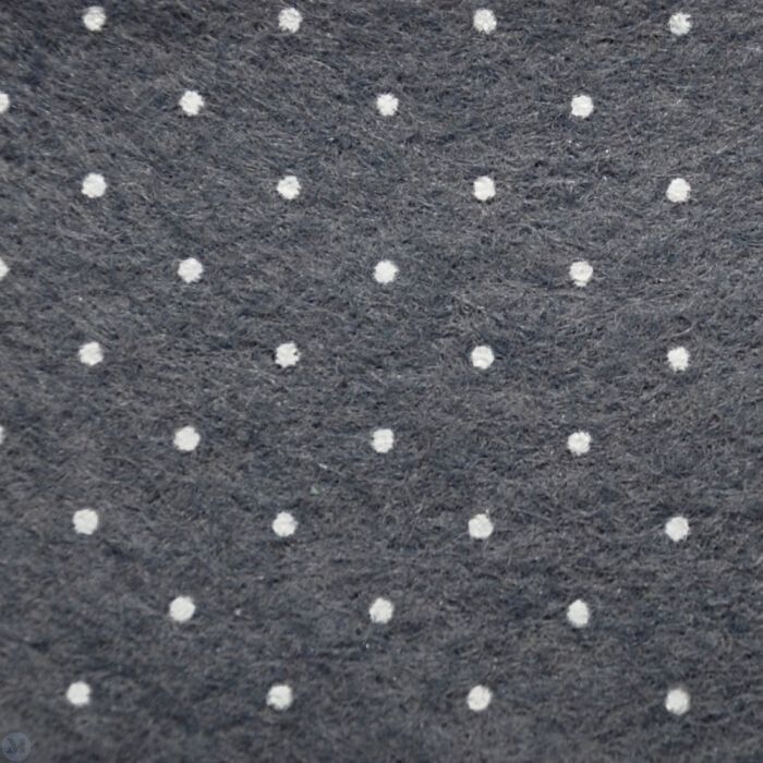 Slate Grey Spotted Stair Carpet, Dolls House Miniature 1.12 Scale, Adhesive Back