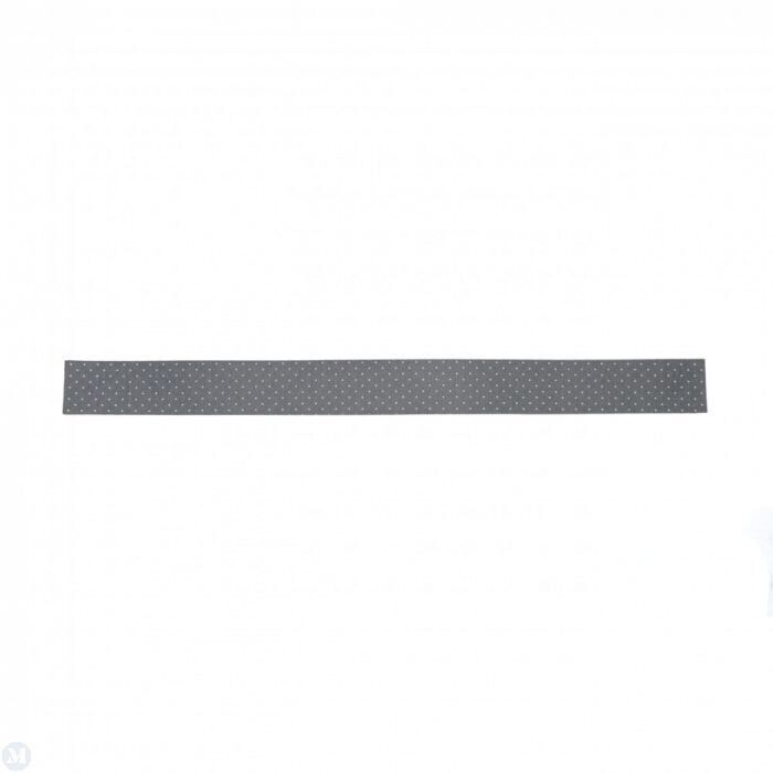 Slate Grey Spotted Stair Carpet, Dolls House Miniature 1.12 Scale, Adhesive Back