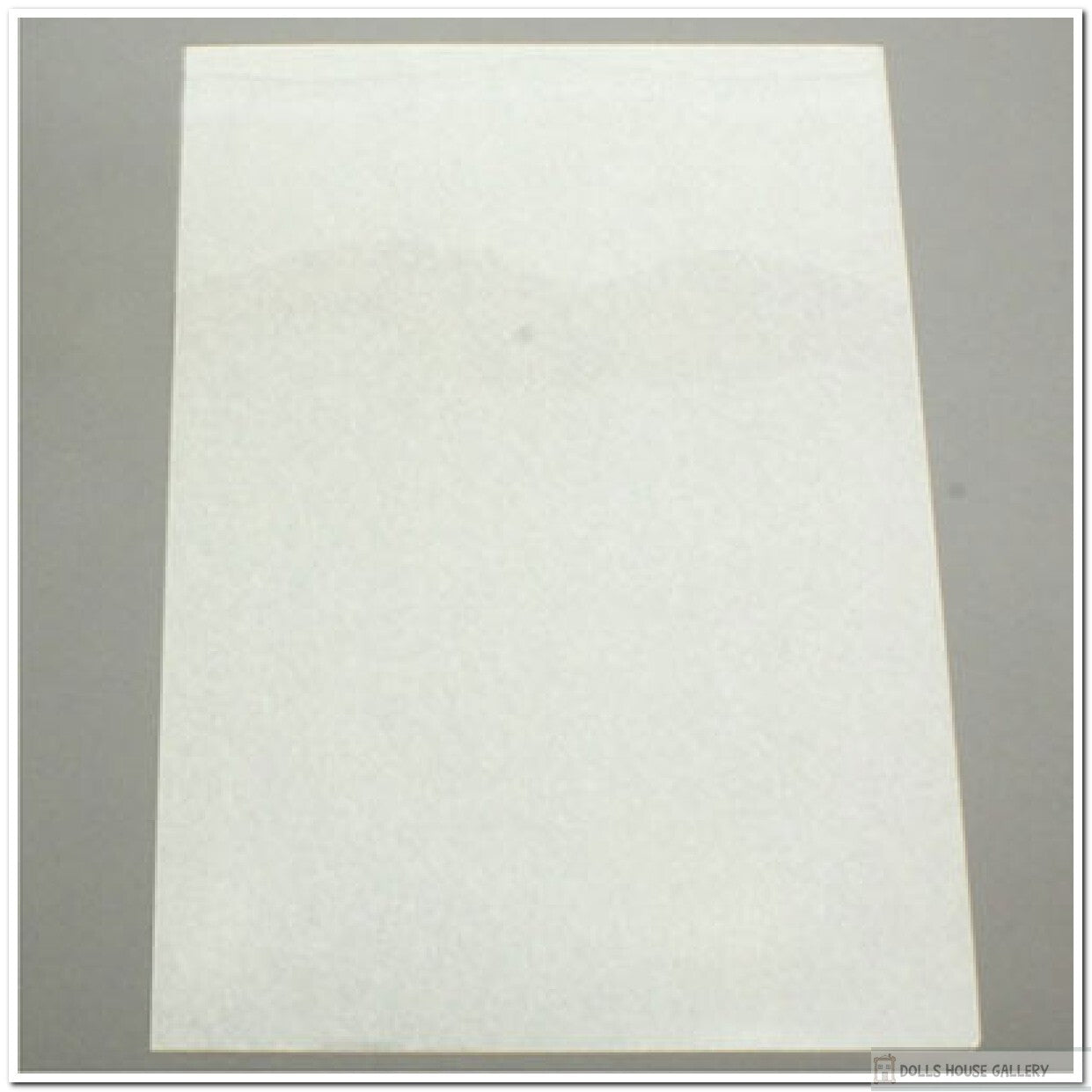 Clear A4 Acetate for Dolls House Windows, Doll House Accessory Miniature 1.12 Scale