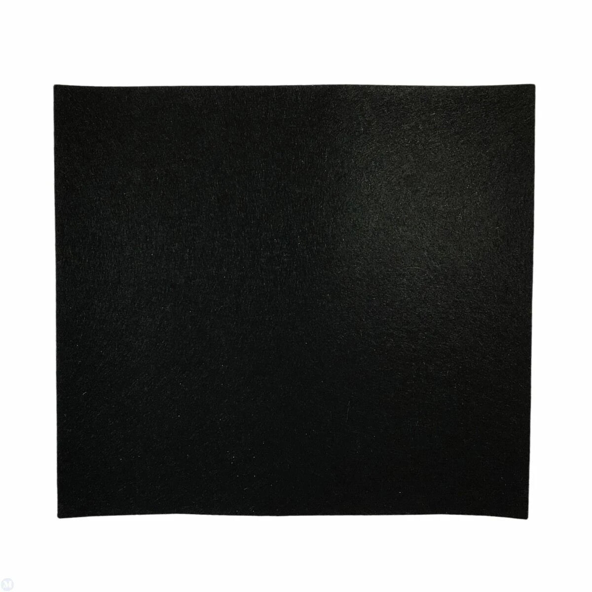 Black Wool Mix Carpet, Dolls House Miniature, Self Adhesive Flooring