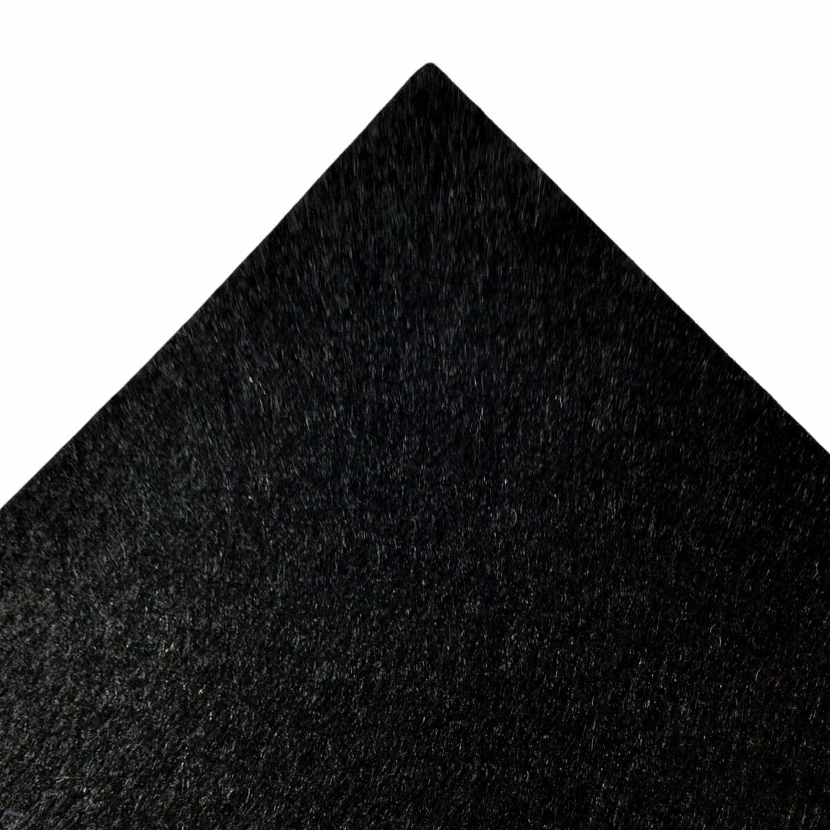Black Wool Mix Carpet, Dolls House Miniature, Self Adhesive Flooring